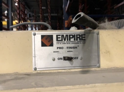 48" x 48" x 36" Empire #4848-SCR-9, Wire Air Blast Line, 900 cfm, 12 blast, dust collector - Image 5