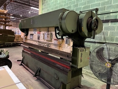 65 Ton, Verson, press brake, 10' overall, 3" stroke, automatic gauging - Image 1