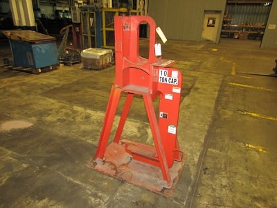 20000 lb. Bushman #610, C-hook with Stand - Image 1