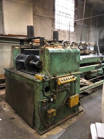 24" x .06" Dahlstrom, Cut To Length Line, 5000 lb., L-R, coil car/ upender, uncoiler, coil straightener, hump - Image 3
