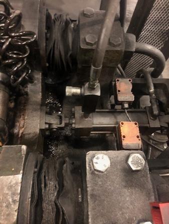 50000 lb. Vaughn, Double Pull Single Chain Bar Drawbench, 38' draw length, 40 FPM, push pointer - Image 2
