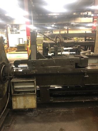 50000 lb. Vaughn, Double Pull Single Chain Bar Drawbench, 38' draw length, 40 FPM, push pointer - Image 3