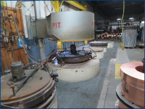42" outside dimension x 36" H SM Engineering Pit Type Bell Annealing Furnaces, nytrogen/hydrogen, 2 - Image 2