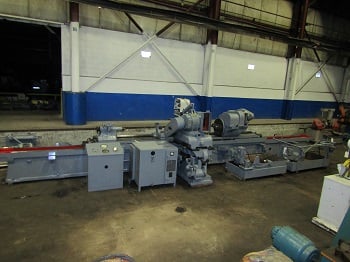 20" x 168" Churchill #D, Roll Grinder, 26" x 2" x 12" wheel, 750 RPM, steady rest - Image 1