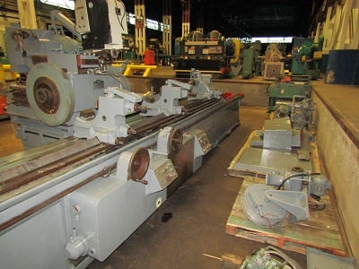 20" x 168" Churchill #D, Roll Grinder, 26" x 2" x 12" wheel, 750 RPM, steady rest - Image 4