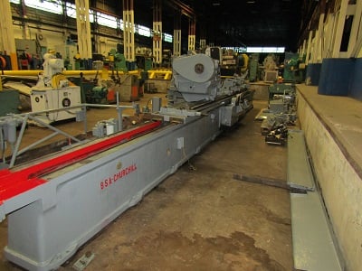 20" x 168" Churchill #D, Roll Grinder, 26" x 2" x 12" wheel, 750 RPM, steady rest - Image 5