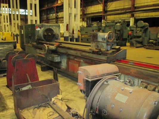 24" x 98.5" Herkules #WS-300, Roll Grinder, 24" x 2" wheel, traveling table - Image 1