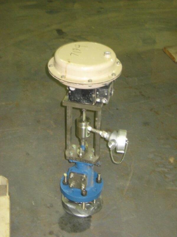 3" Samson #3785-3000 1110.00, Glass Lined Profibus Positioner, X-Proof - Image 1