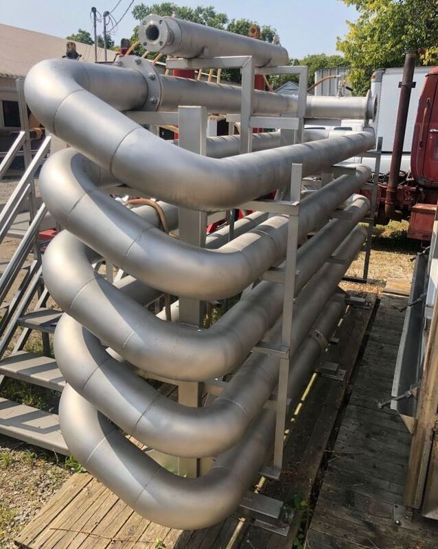 Stainless Steel Holding Tube for Cation and Anion Water Treatment System, 6" x 6" pipe diameter, - Image 2
