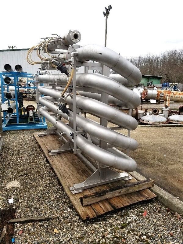 Stainless Steel Holding Tube for Cation and Anion Water Treatment System, 6" x 6" pipe diameter, - Image 3