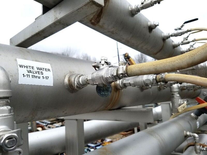 Stainless Steel Holding Tube for Cation and Anion Water Treatment System, 6" x 6" pipe diameter, - Image 5
