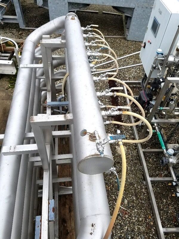 Stainless Steel Holding Tube for Cation and Anion Water Treatment System, 6" x 6" pipe diameter, - Image 8