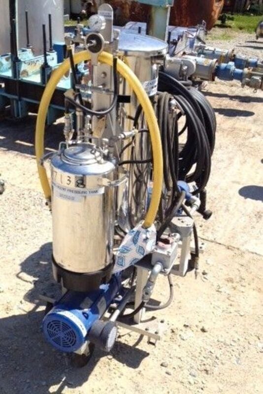 Strahman #M-6000, Portable Cleaning System, CIP sytem, Skid mounted, with Stainless Steel tanks - Image 2