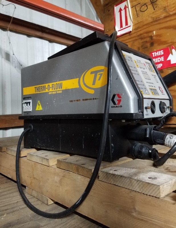 Graco #THERMOFLOW T7 / THERM O FLOW, Hot Melt Tank System, 230 V., 50/60 Hz, 7.6 Amps - Image 1