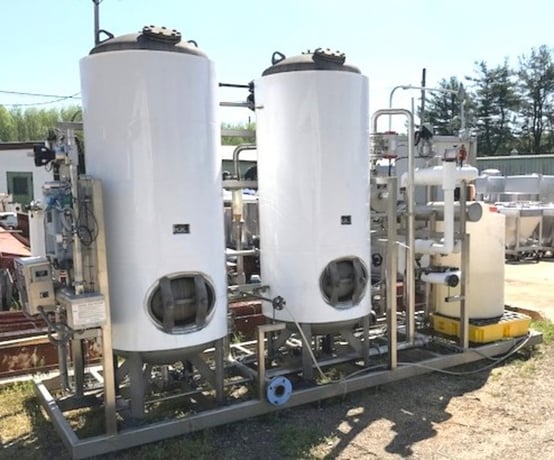 Christ Aqua/BTW, Ultrapure Water Treatment Skid, Stainless Steel treatment vessel, 100 PSI, 2' 6" diameter x - Image 4