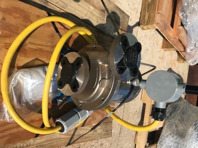 20 GPM @ 80' TDH, Crane Chempump #GA-1K-3S, Sealless Canned Motor Stainless Steel Pump, 1" x 3/4" x 4 5/8" - Image 2