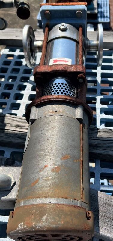 Goulds #SSV, 2" Vertical Stainless Steel In Line Pump, 1.5 HP, 3450 RPM - Image 3