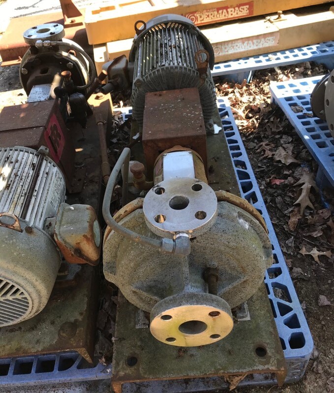 110 GPM @ 185' TDH, Ingersoll-Rand #HOC2, 1.5" x 1" x 8" Pump, Stainless Steel, 10 HP, 230/460V., 3500 RPM - Image 2