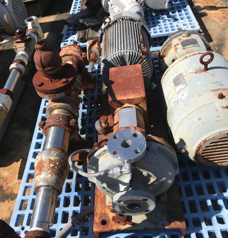 110 GPM @ 185' TDH, Ingersoll-Rand #HOC2, 1.5" x 1" x 8" Pump, Stainless Steel, 10 HP, 230/460V., 3500 RPM - Image 3