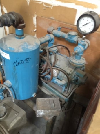 Kinney #KLRC75KFA2, Vacuum Pump, 3 HP, 3 phase, 60 cyc., 208-230 460 V. motor - Image 1