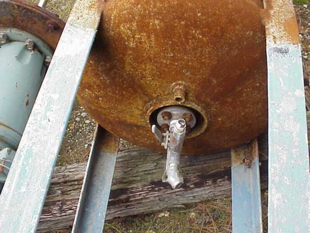 100 gallon Pottstown Metal Weld, Carbon Steel Reactor, 24" Dia. x 4' T/T, 50/FV PSI @ 350°F, 150 PSI @ - Image 3