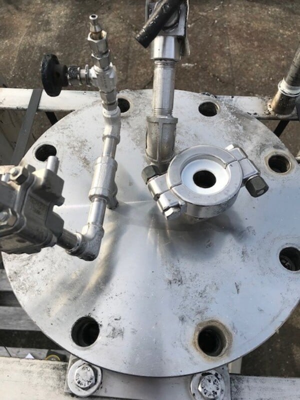 3 gallon REC Industries, Stainless Steel Reactor, 8" ID x 14" T/T, 100 PSI @ 400&deg;F - Image 2