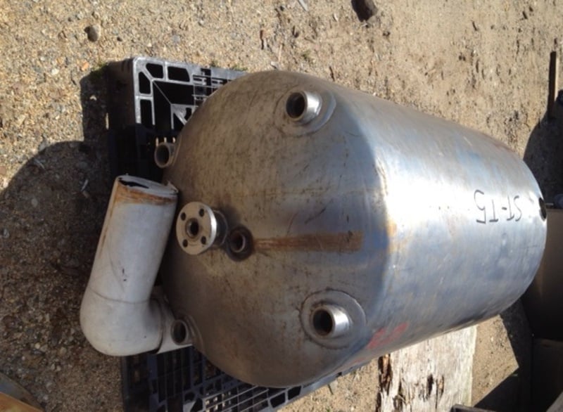 60 gallon Roben, Reactor Vessel, 60 PSI @ 100&deg;F, 75 PSI jacket, 2' dia. x 3' T/T, no mixer - Image 2