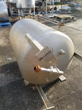 120 gallon Morton Machine Works Stainless Steel Vessel, 75 psi @ 350°F, 2' 6" dia. x 3' 2" T/T, Vertical - Image 4