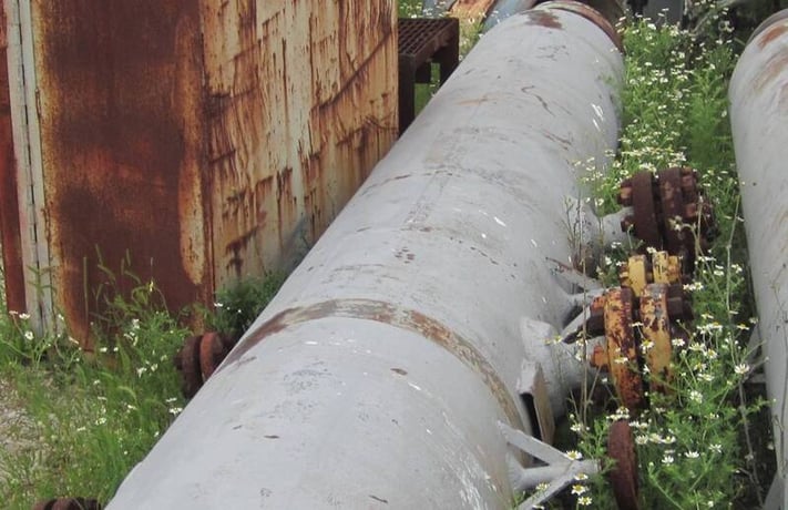 400 gallon 2000 psi, 22" diameter x 240" L, Carbon Steel High Pressure Vessel, 23' OAL - Image 4