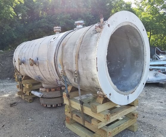 900 gallon 2100 psi, 48" diameter x 84" T/T, Fabwell Corporation, 316 Stainless Steel High Pressure Vessel - Image 2