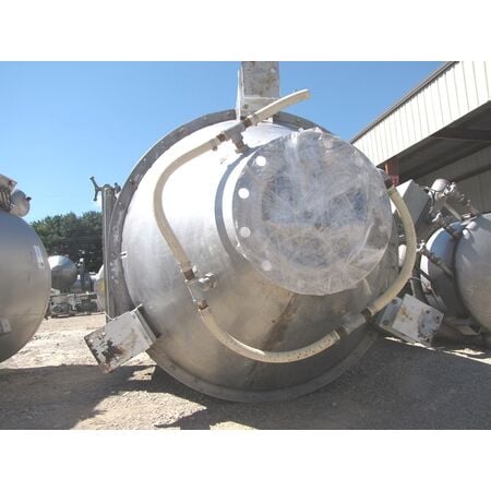 80 cu.ft., MAC Equipment, Stainless Steel Weigh Bin Receiver, 48" diameter x 114" OH x 74" straight side, 4" - Image 4