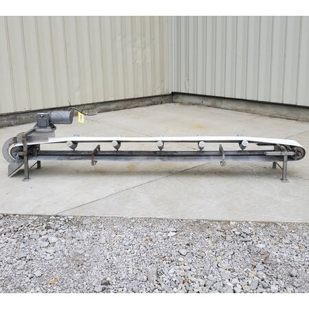 11" wide x 11' long, Stainless Steel belt conveyor, 3/4 HP, 1.5 RPM - Image 2