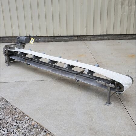 11" wide x 11' long, Stainless Steel belt conveyor, 3/4 HP, 1.5 RPM - Image 3