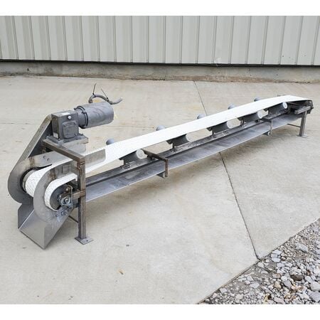 11" wide x 11' long, Stainless Steel belt conveyor, 3/4 HP, 1.5 RPM - Image 4