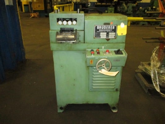 5" Bruderer #RM1012, Precision Straightener, 19-Roll - Image 1