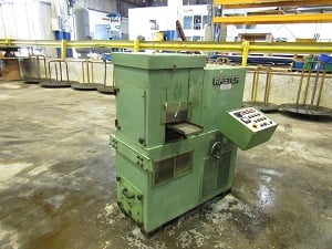 7" x .03" Raster #18180, 19-roll Power Stock Straightener, tachometer, var. speed pulley - Image 2