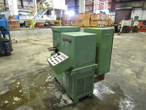 7" x .03" Raster #18180, 19-roll Power Stock Straightener, tachometer, var. speed pulley - Image 5