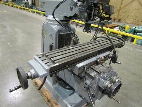 Lagun #FTV-4L, vertical mill, 11" x58" table, 1200 lb., #40 taper, powered knee, digital read out, new, 2003 - Image 6