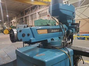 Bridgeport #Series-II, milling machine, 11" x58" table, 1.3 HP varidrive, digital read out XY, power table - Image 4