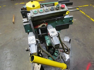 George Mitchell Co., Hydraulic Tube Push Pointer, single die, 1 1/4" tube, 4" O.D. x 2-1/4" die cast - Image 4