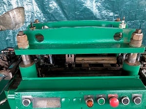 18 Ton, Tishken CO-6-24-18, Cut Off Press, between post 10" x 20" Air Clutch, 5 hp - Image 1