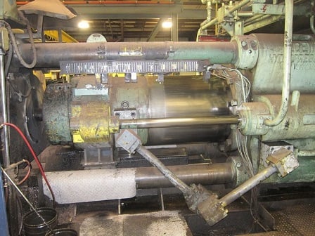 1700 Ton, Loewy, Copper Rod/tube Extrusion Press w/ Internal Piercer, Oil Hydraulic 4-tie rods, 52" stroke - Image 3