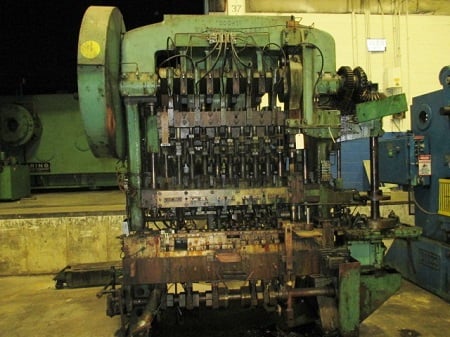 10 Ton, Waterbury-Farrel #200-11, Transfer Press, Crank Eyelet, 11 Station, 4-1/4" center distance, 8" - Image 1