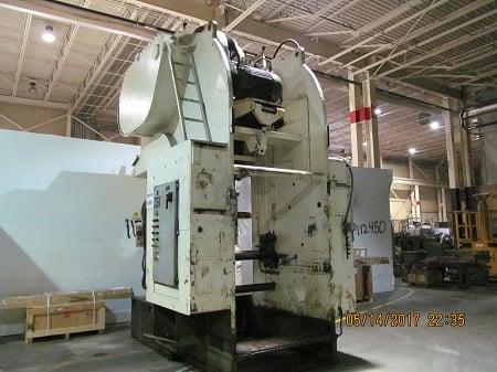 200 Ton, Usi-clearing #OBS-200-72-42, Gap Frame Press, 20" stroke, 72" x 42" bed, 6" adjustment, 25 SPM - Image 3
