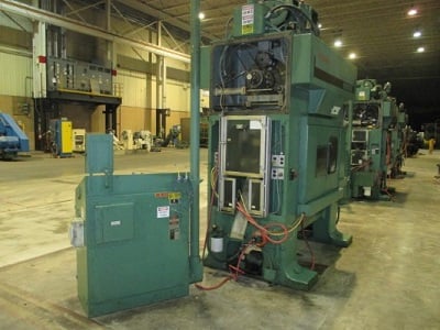60 Ton, Minster, Pulsar Stamping Press, 1.25" stroke, 11.12" shut height, 36" x 23" bolster, 1.75" - Image 2
