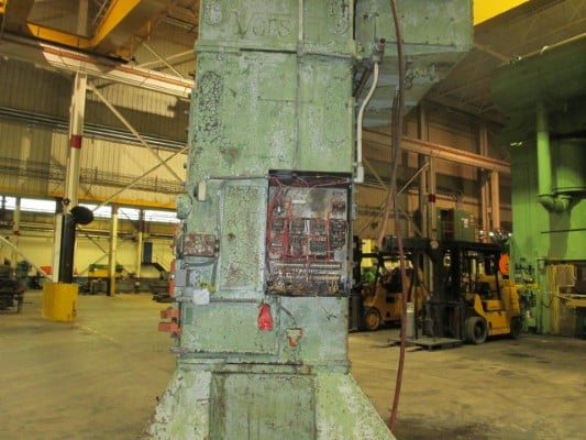 200 Ton, Verson #200-HD1-60T, Housing Type Hydraulic Press, 24" stroke, 41" daylight, 17" shut height, 62" x - Image 3
