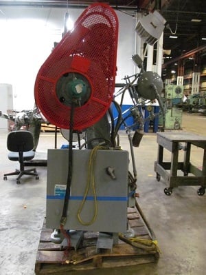 10 Ton, Bliss #18, Open Back Inclinable Double Action Press, 3-3/8" throat, 14-1/2" x 8-3/4" bed, 6-1/4" x - Image 5