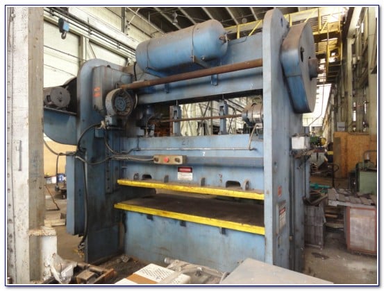 150 Ton, Niagara #PN150-72x36, straight side double crank Press, 6" stroke, 14" shut height, 19-5/8" throat - Image 2