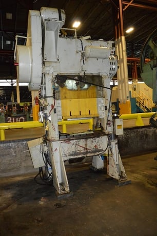 105 Ton, Blow #SD-10-42, Straight Side Press, 2 /14" stroke, 13" shut height, 124" x 42" bed, 4" adjustment - Image 5