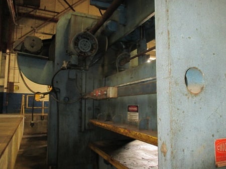 150 Ton, Dreis & Krump (chicago) #SS150-42-96, straight side double crank Press, 6" stroke, 12-1/8" shut - Image 4